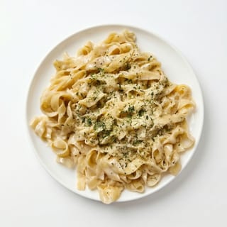 Fettuccine Alfredo - Vegetarian