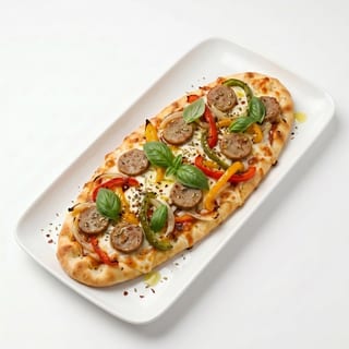 Sausage & Peppers Flatbread